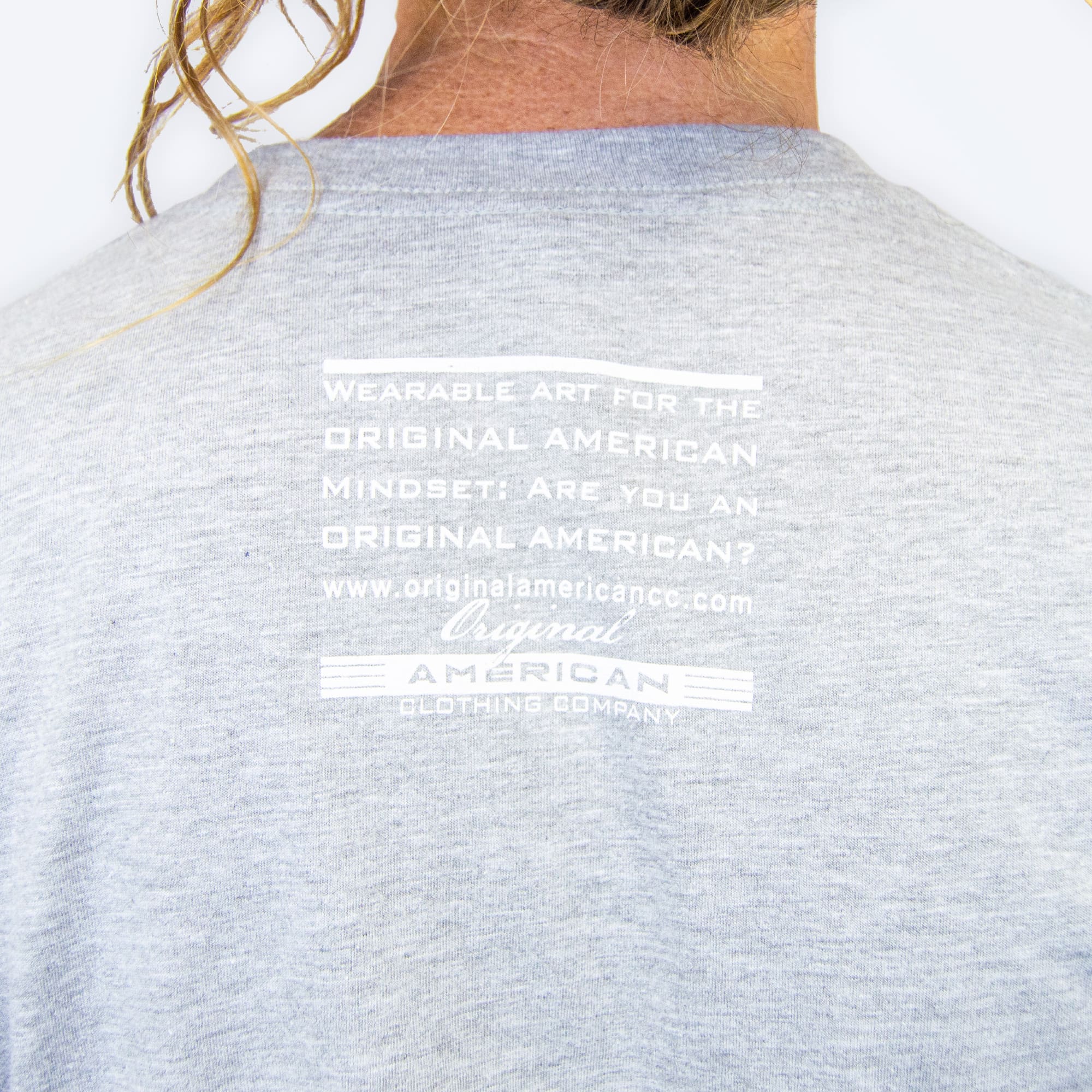 logo gray model back label